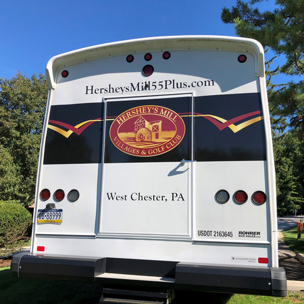 Hershey's Mill executive bus